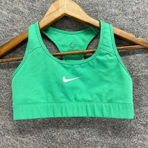 5/$45 Nike Activewear Bra Women XS Green Sleeveless Racerback Nike Athletic